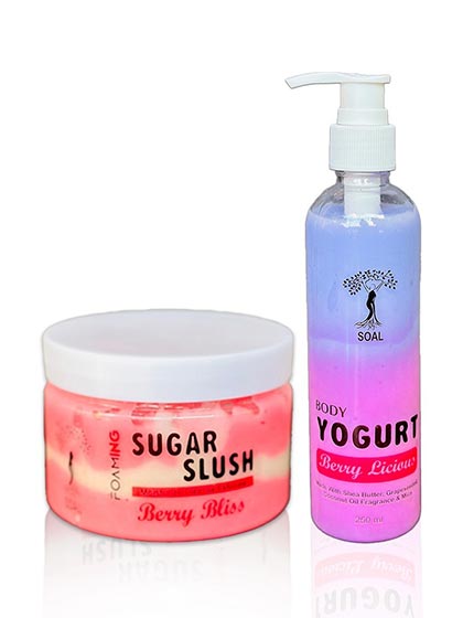 Body Care Duo (Body Yogurt and Foaming Sugar Slush)